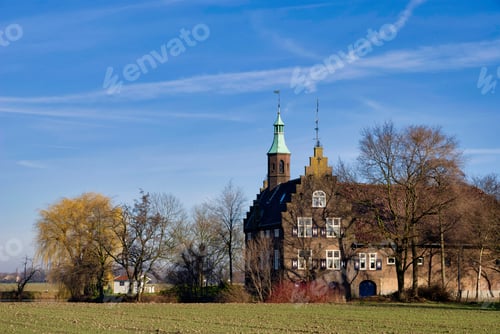 Preview: Monumental building near Meeuwen in the Dutch province Noord-Brabant