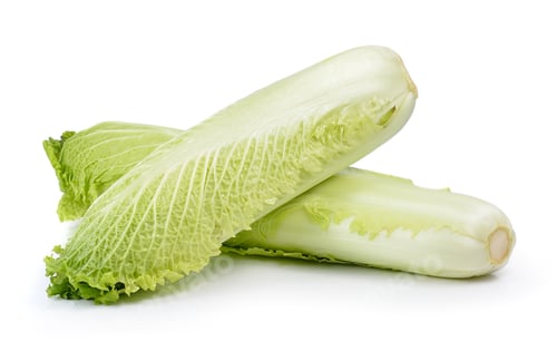 Preview: fresh chinese cabbage on a white background