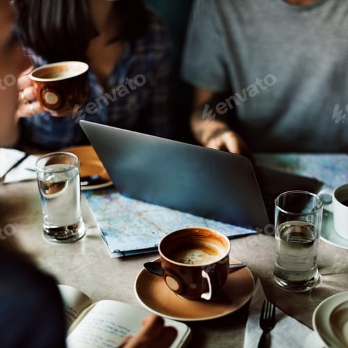 Preview: Coffee Shop Cafe Restaurant Friendship Togetherness Concept