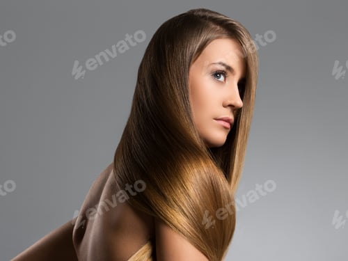 Preview: Beautiful girl with long hair