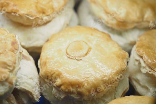 Preview: Flaky pastries fresh out of the oven at a local bakery