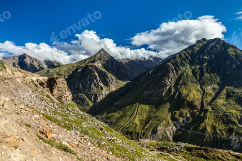 Preview: Lahaul valley in Himalayas. Himachal Pradesh, India