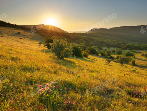 Preview: Mountain landscape nature.