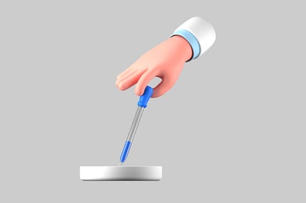 Preview: Hand with Pipette, Lab Experiment