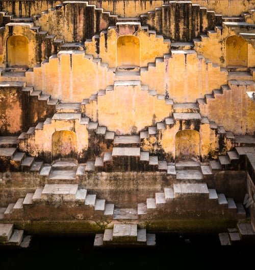 Preview: Step well near the amber fort, Jaipur.