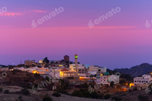Preview: Al baha city , Aseer Province , Saudi Arabia - beautiful urban view cloudy sky