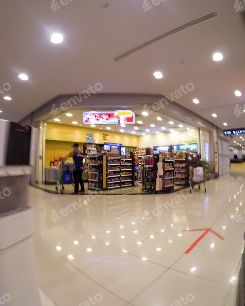 Preview: My News convenient shop during movement control order with no customers around