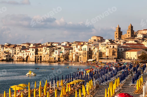 Preview: Beach, Cefalu, Palermo, Sicily, Italy