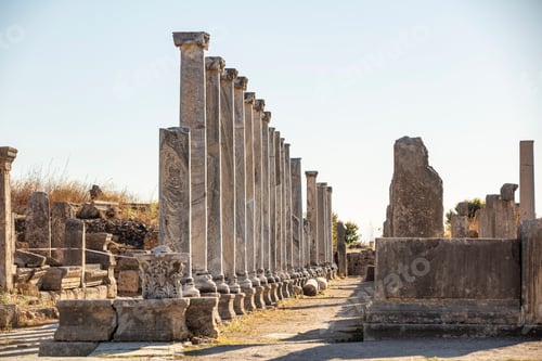 Preview: Nymphaeum of Perge. Ruins of ancient Pamphylian city located in Antalya Province, Turkey.