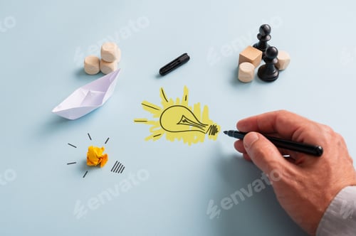 Preview: Conceptual image of business startup and education