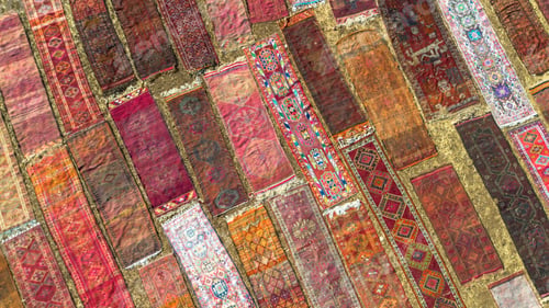 Preview: Carpet Fields in the Summer Season Drone Photo, Dosemealti Antalya, Turkey