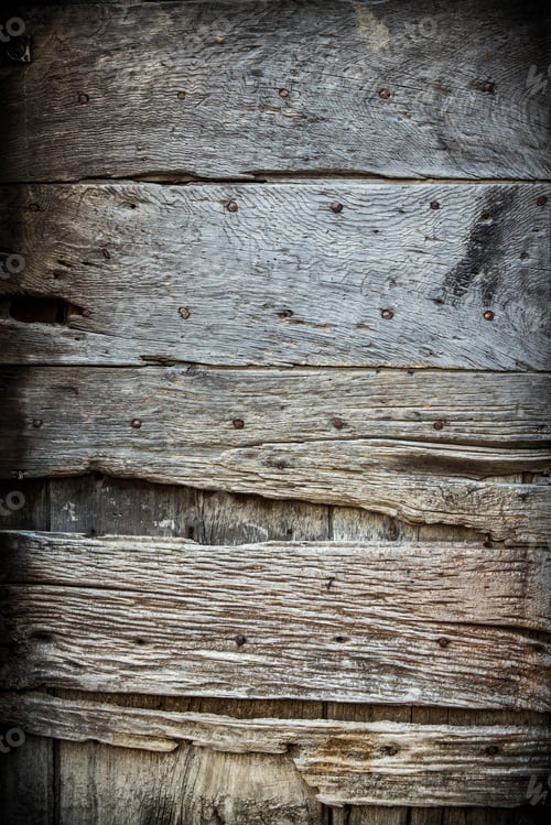 Preview: Old rustic wooden door