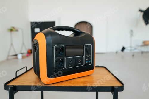 Preview: portable power station at home interior
