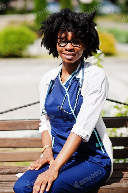 Preview: African female doctor