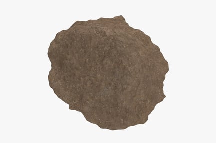 Preview: Dirt Pile Large, Rough Brown Stone