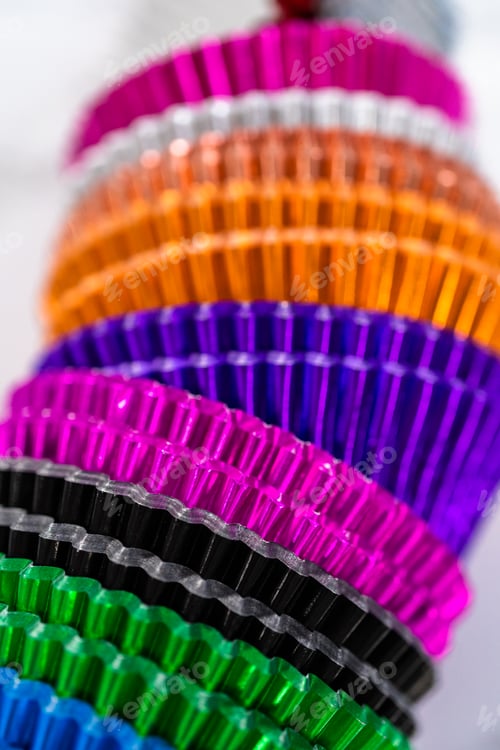 Preview: Foil cupcake liners