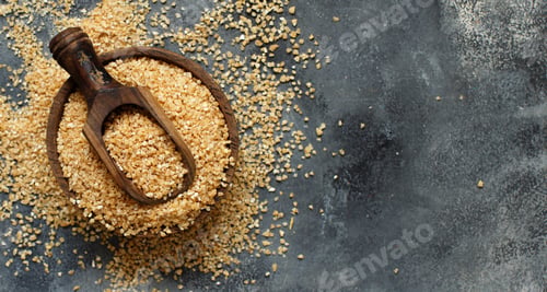 Preview: Dry bulgur wheat grains