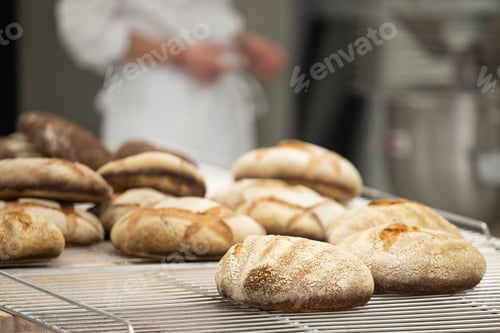 Preview: French traditional breads close-up