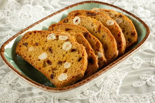 Preview: Crispy biscuits with fruit. Italian biscotti.