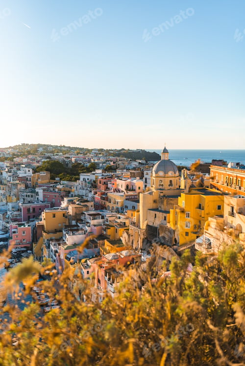 Preview: Procida illuminated by the sun