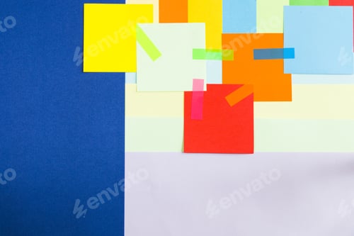 Preview: Closeup shot of colorful paper for background and wallpaper