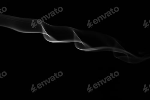 Preview: smoke overlay real smoking isolated effect background