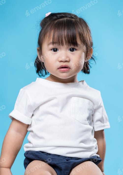 Preview: Little girl smile portrait