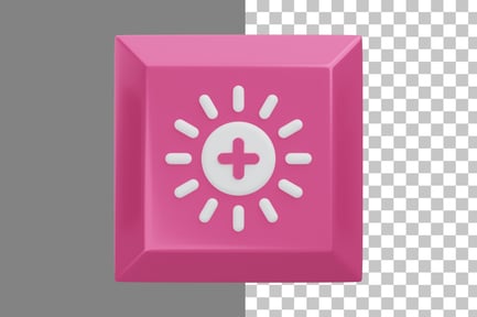 Preview: Contrast Up 3D Icon