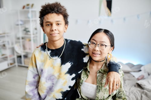 Preview: Portrait of Two Young Teenagers