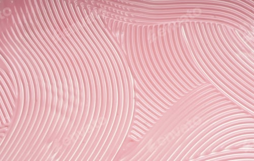Preview: Pink skin care product wavy texture swat.