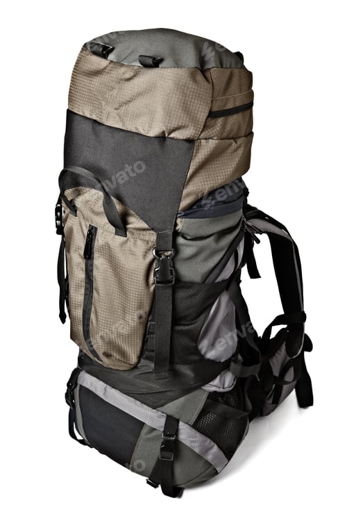 Preview: Trekking backpack isolated