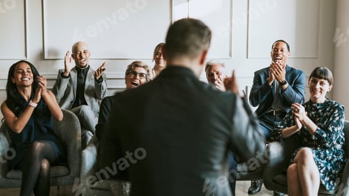 Preview: Business team in a presentation