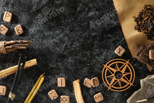 Preview: Magic, occult, esoteric, divination and wicca concept, space for text