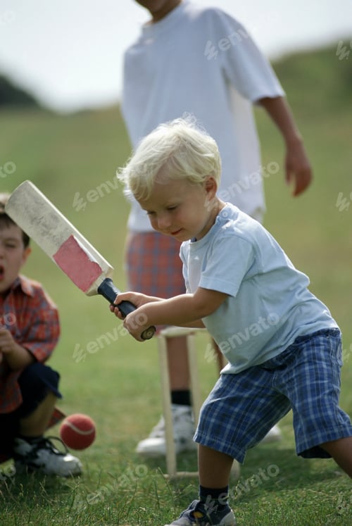 Preview: Boys playing cricket