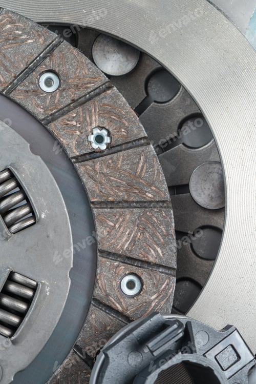 Preview: Car clutch close-up