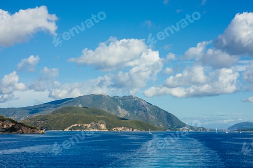Preview: Islands in Greece blue sky
