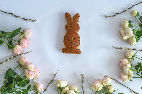 Preview: Easter Holiday Greeting with Spring Decor
