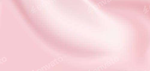 Preview: Pink silk background luxury pastel satin drapery texture banner design copy space