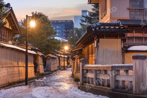 Preview: Kanazawa, Japan at the Samurai District.