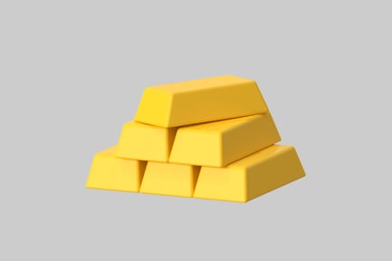 Preview: Stacked Gold Bars