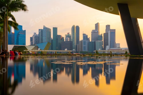 Preview: Marina Bay area in Singapore city.