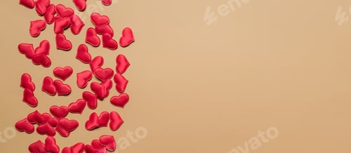 Preview: Valentines day.Gift boxes set in nude on a monochrome background, holiday concept,
