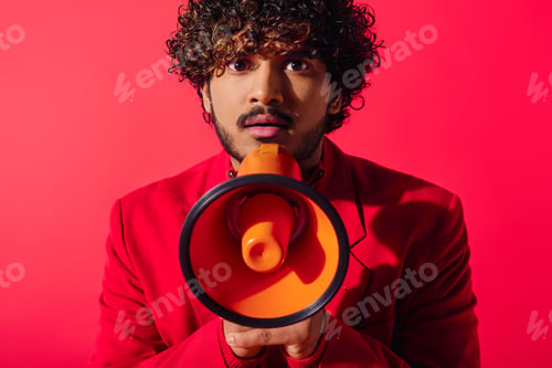 Preview: Curly-haired Man Amplifies Passion