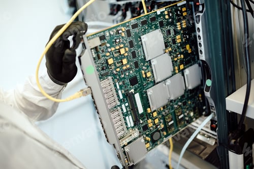 Preview: Technician repairing cmts cards