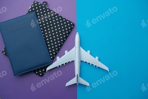 Preview: Key Travel Essentials You Should Have Your Passport, a Polka Dot Case, and an Airplane Model
