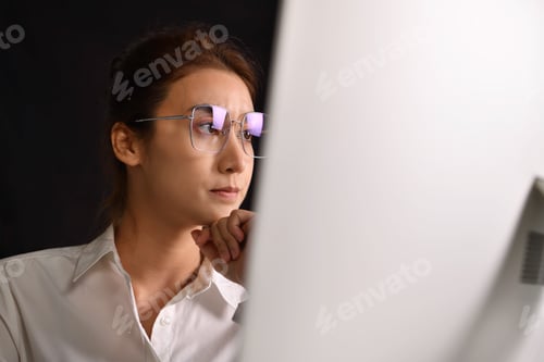 Preview: Overworked tired Asian female