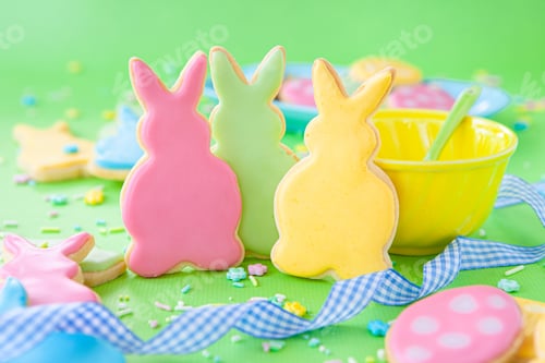 Preview: Easter bunny cookies