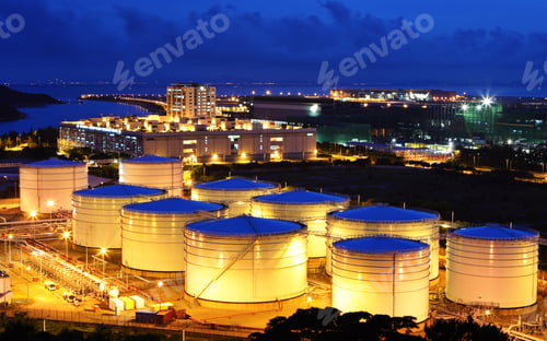 Preview: fuel tank at night