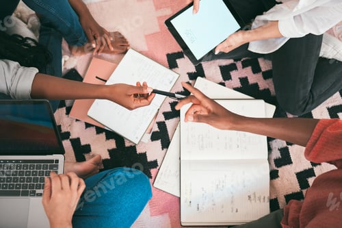 Preview: Creative, teamwork and busy people working on strategy planning and brainstorming project ideas tog
