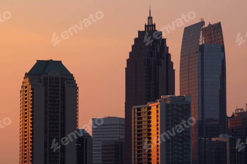 Preview: Midtown Atlanta skyline at sunrise